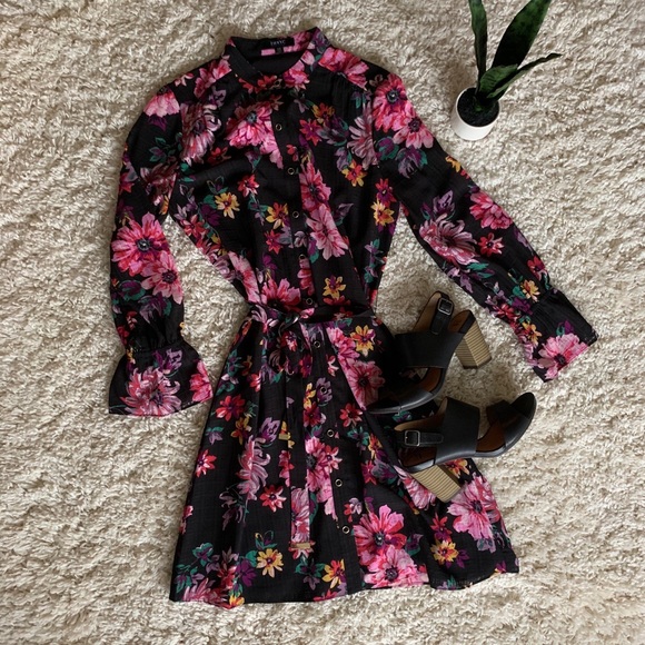 MNYC Isaac Mizrahi floral dress - Picture 3 of 8